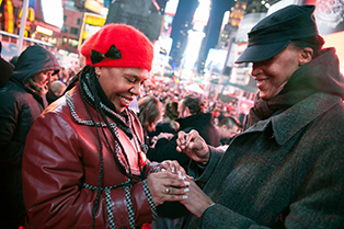 Valentine's Day in Times Square 2014