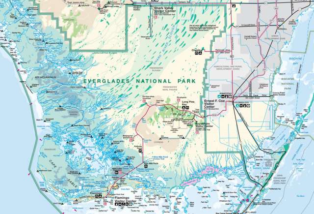 Everglades-National-Park-Map