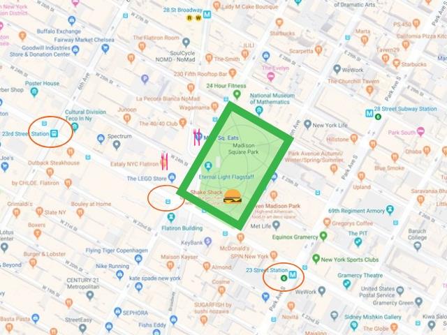 Madison Square NY MAP