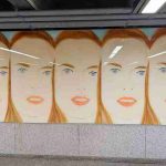 ニューヨーク最新地下鉄駅アート 57 St のアレックス・カッツ ギャラリーが楽しい！