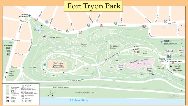 fort-tryon-park-map