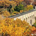 ハイブリッジパーク ニューヨーク最古の橋を散策！歴史ある水道橋と水道塔が絵になるハーレムリバー沿いの公園