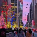 ニューヨーク クリスマス前の週末 ミッドタウンがテーマパークのように 行列いっぱい大盛り上がりの街の様子