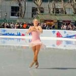 ニューヨークで美しいアイススケートショー！久しぶりのポップアップライブイベント ブライアントパークは大盛り上がり