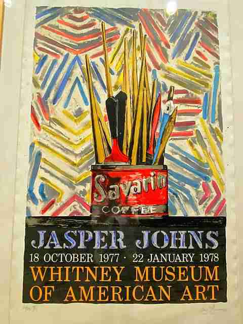 ホイットニー美術館 ジャスパージョーンズ特別展 有名作品アメリカ国旗