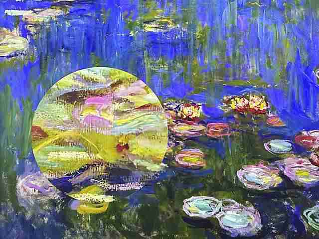 クロード・モネ、「Le Jardin de l'Infante」、人気作品 モネの庭 Monet's Garden ニューヨークでイマーシブアート没入