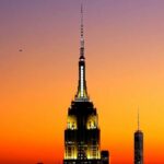 エンパイアステートビル ニューヨークの絶景映像！夕日 夜景が美しい360°見渡せる人気展望台の様子を動画で紹介