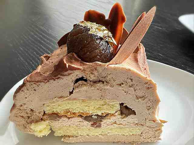ニューヨークのクリスマスケーキ 美味しい可愛いブッシュドノエル