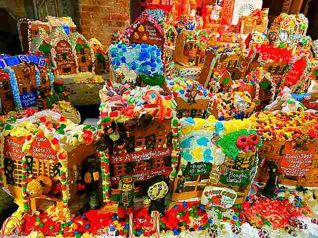 ニューヨーク チェルシーマーケットのクリスマス！巨大なジンジャー