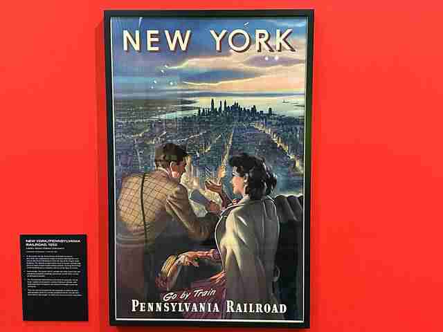 NEW YORK ニューヨーク マンハッタン Map 地図 ポスター｜海外