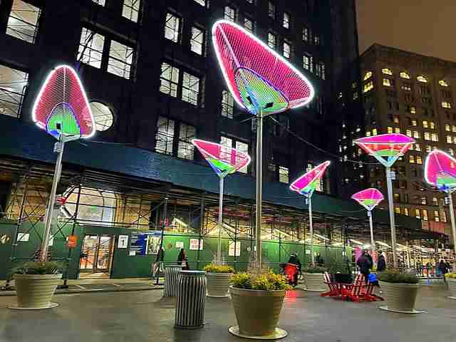 ニューヨークの伝統あるクリスマススポット マディソンスクエアパーク