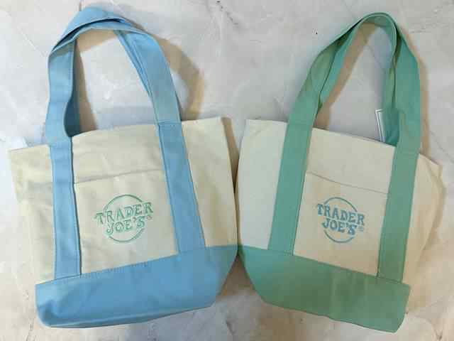 Trader Joe's パステルカラー ミニトートバッグ 4点セット Trader Joe's Mini Pastel Canvas Tote Bags トレーダージョーズ