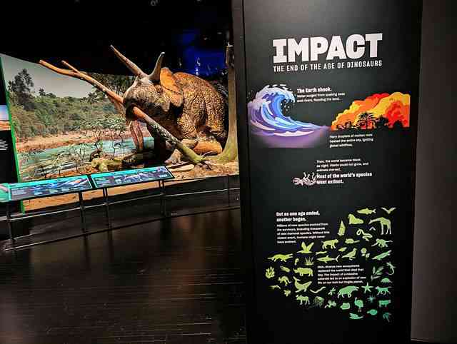 アメリカ自然史博物館の新特別展 巨大隕石の衝突と恐竜絶滅 インパクト