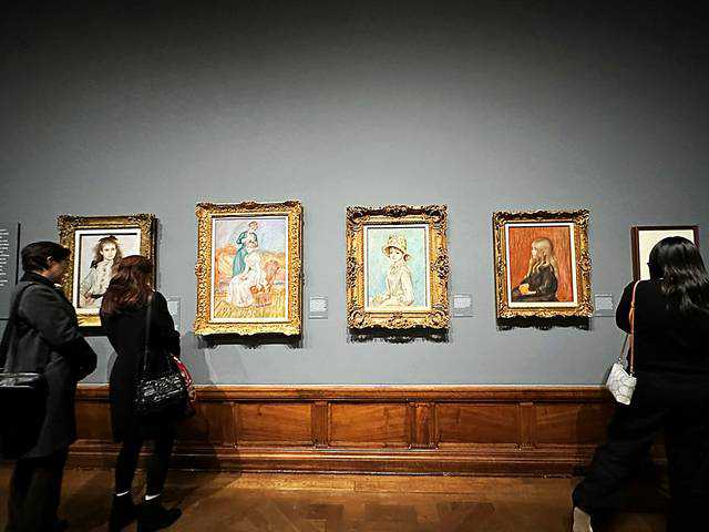 モルガンライブラリー ルノワール特別展 Renoir Drawings 珍しい