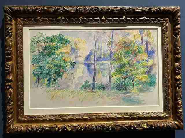 モルガンライブラリー ルノワール特別展 Renoir Drawings 珍しい