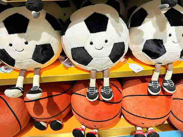 新品　ジェリーキャット　サッカー　サッカーボール　ボール　ぬいぐるみ　スポーツ JELLY CAT - 新作 新品 ジェリーキャット サッカー サッカーボール