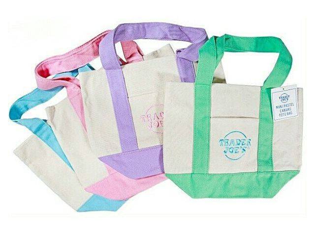 トレーダージョーズミニトートバッグのパステルカラー発売開始